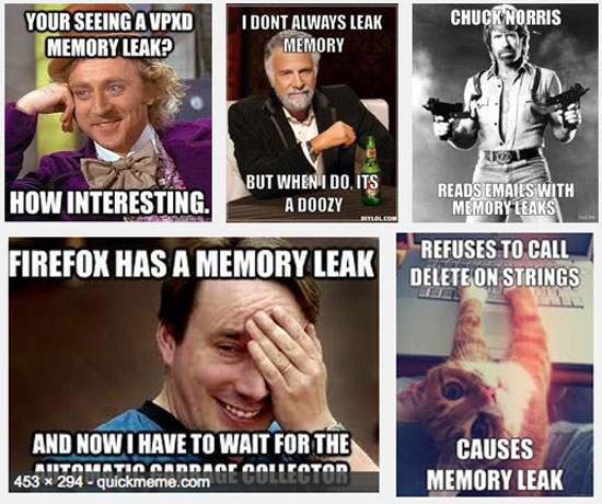 Memory Leak Meme